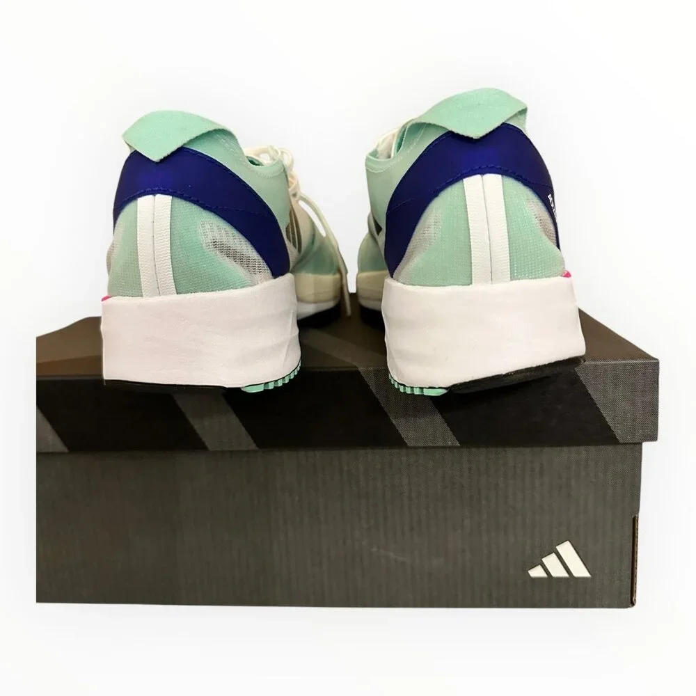 Adidas Adizero Adios 7 M Running Shoes Mint Sneaker Style GV9059 Men Size 10 US - Picture 5 of 16